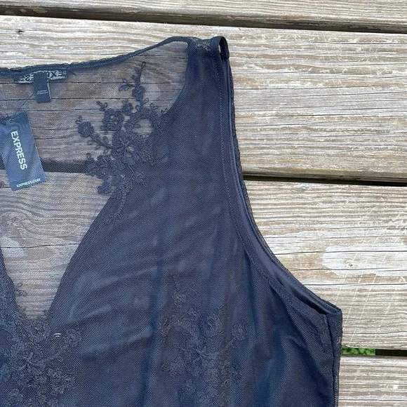 Lacey Black Romper by Express - Picture 13 of 16